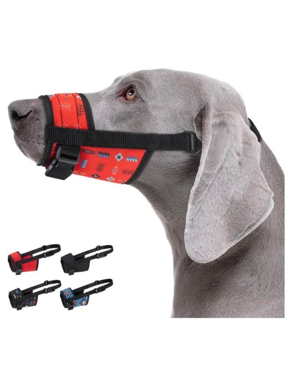 NEW Adjustable Soft Mesh Dog Muzzle L/XL